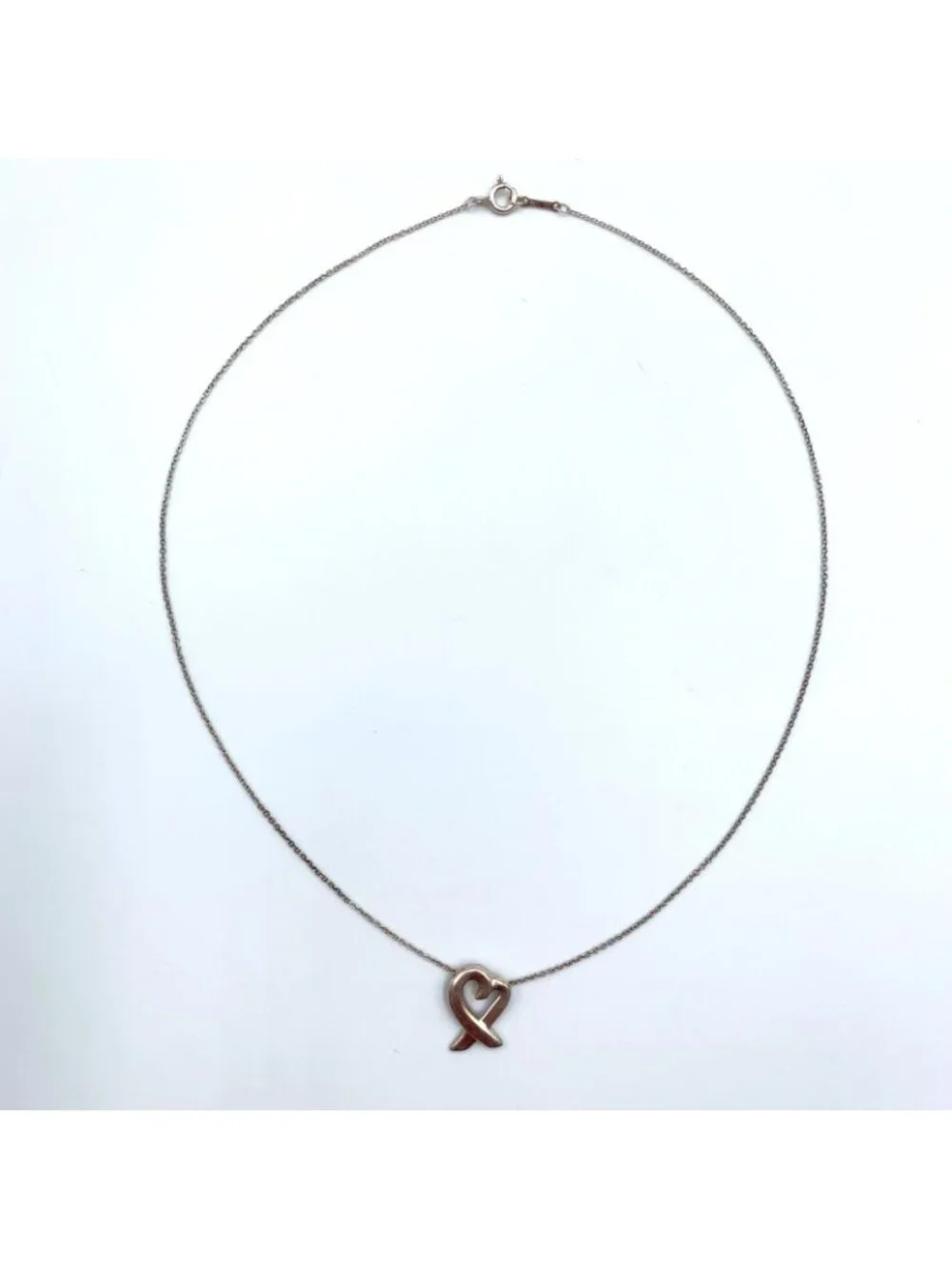 Tiffany & Co Loving Silver Necklace